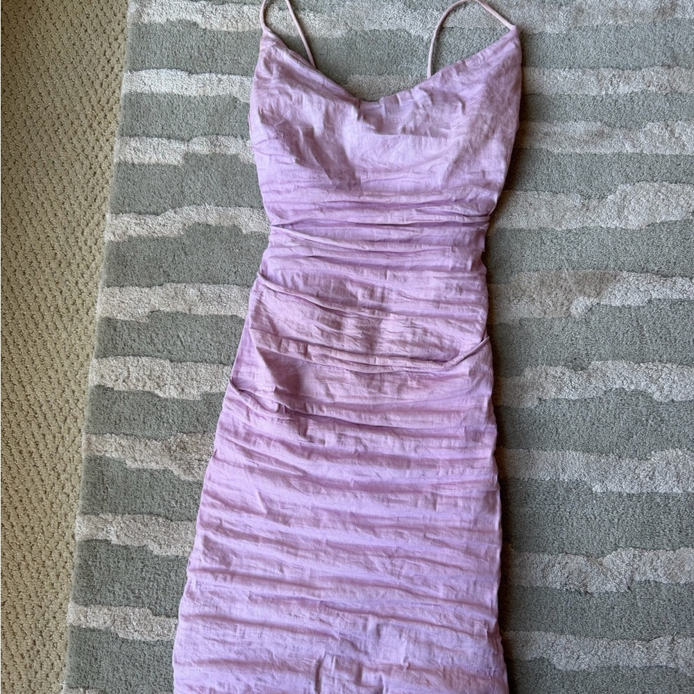 Nicole Miller lavender dress